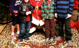 Our 2012 picture with Santa