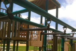 All photo credits: C.J.'s Dad (cause when I say I need playground photos, he gets the job done.)